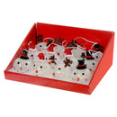 Led Round Face Ornaments (Asstd) (12/Disp) - Set of 12