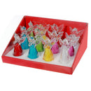 Led Acrylic Angel Ornament (Asstd) (12/Disp) - Set of 12