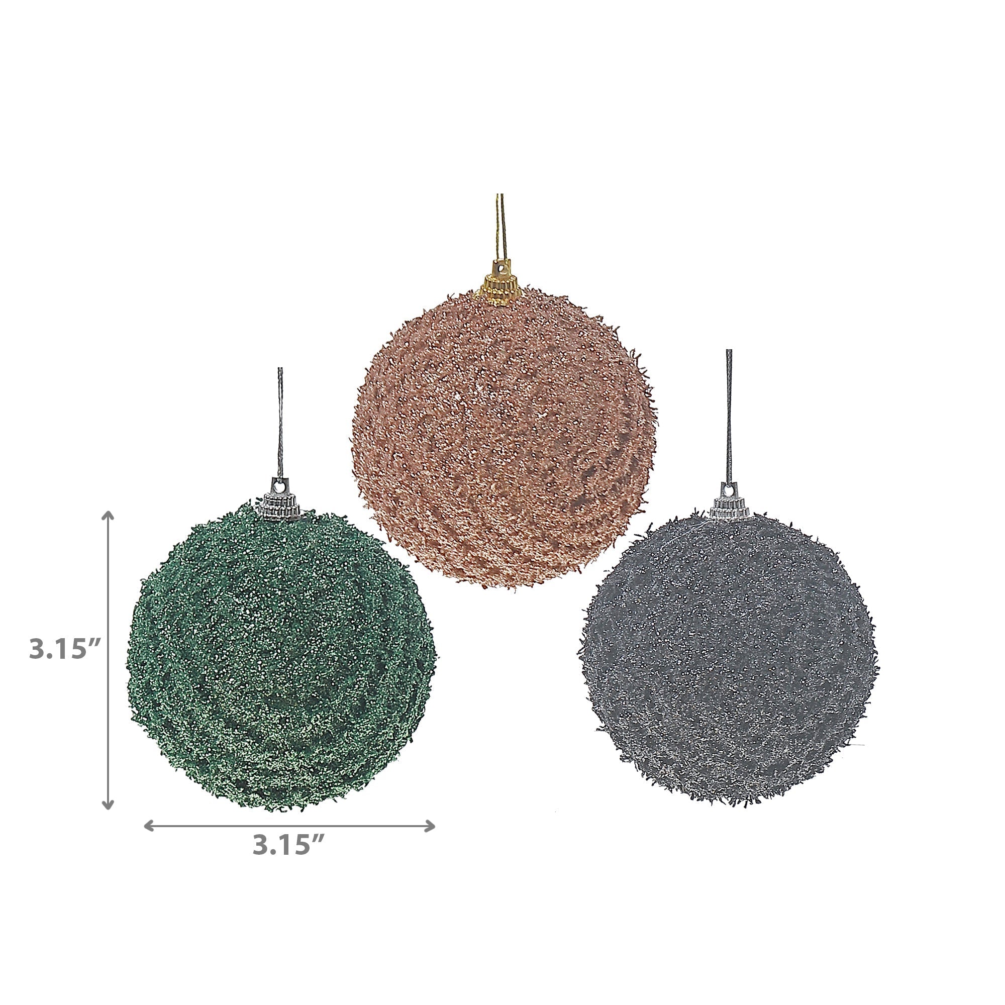 Christmas Ball Ornament Set of 12 – Holiday Tree Decoration