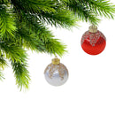 Satin Beaded Ball Ornament (Asstd) (12/Disp) - Set of 12