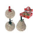 Gold Beaded Fruit Ornament (Asstd) (12/Disp) - Set of 12