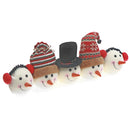 Quintuple Snowman Head Plush