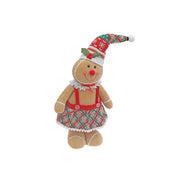 Gingerbread Baker Girl Plush Stander – Holiday Plush Figure, Christmas Decor