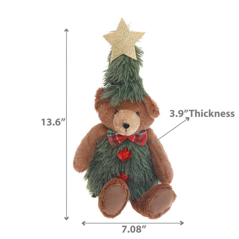 Nicholas The Teddy Bear Plush Sitter (13.6")