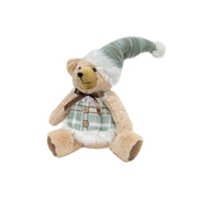 Noelle the Teddy Bear Plush Sitter 13", Plush Figure, Holiday Decor