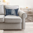 Polyester Cushion Reindeer And Tree 12 X 20 - Set of 2