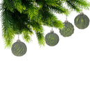 Glass Acorn Ornament Green - Set of 12