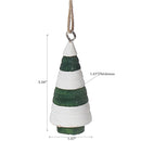 Wooden Tree Ornament 3.54" - Set of 12