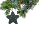 Green Star Ornament - Set of 12