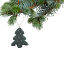 Green Tree Ornament - Set of 12
