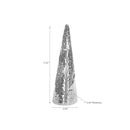 Disco Cone Tree (Silver) - Set of 2