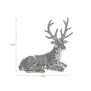 Disco Sitting Reindeer Décor (Silver)