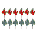 Velveteen Berries Pick (Asstd) - Set of 12