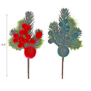 Velveteen Berries Pick (Asstd) - Set of 12