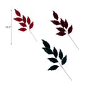 Glitter Felt Leaves Pick (Asstd) - Set of 12