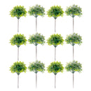 Artificial Green Leaves Pick (Asstd) - Set of 12