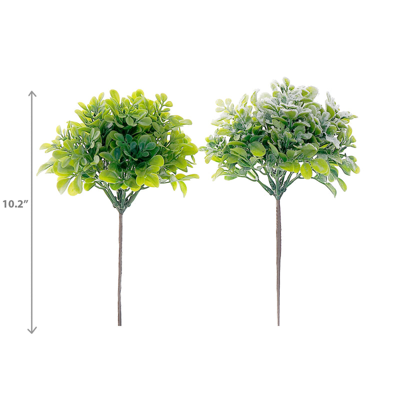 Artificial Green Leaves Pick (Asstd) - Set of 12