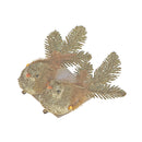Set Of 2 Glitter Cardinal Clip (Gold) - Set of 6