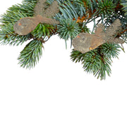 Gold Glitter Cardinal Clips, Holiday Christmas Tree Decorations, Sparkly Bird Ornaments, Set of 6