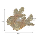 Set Of 2 Glitter Cardinal Clip (Gold) - Set of 6