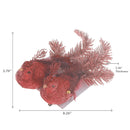 Set Of 2 Glitter Cardinal Clip (Red) - Set of 6