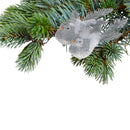 Set Of 2 Glitter Cardinal Clip (Silver) - Set of 6