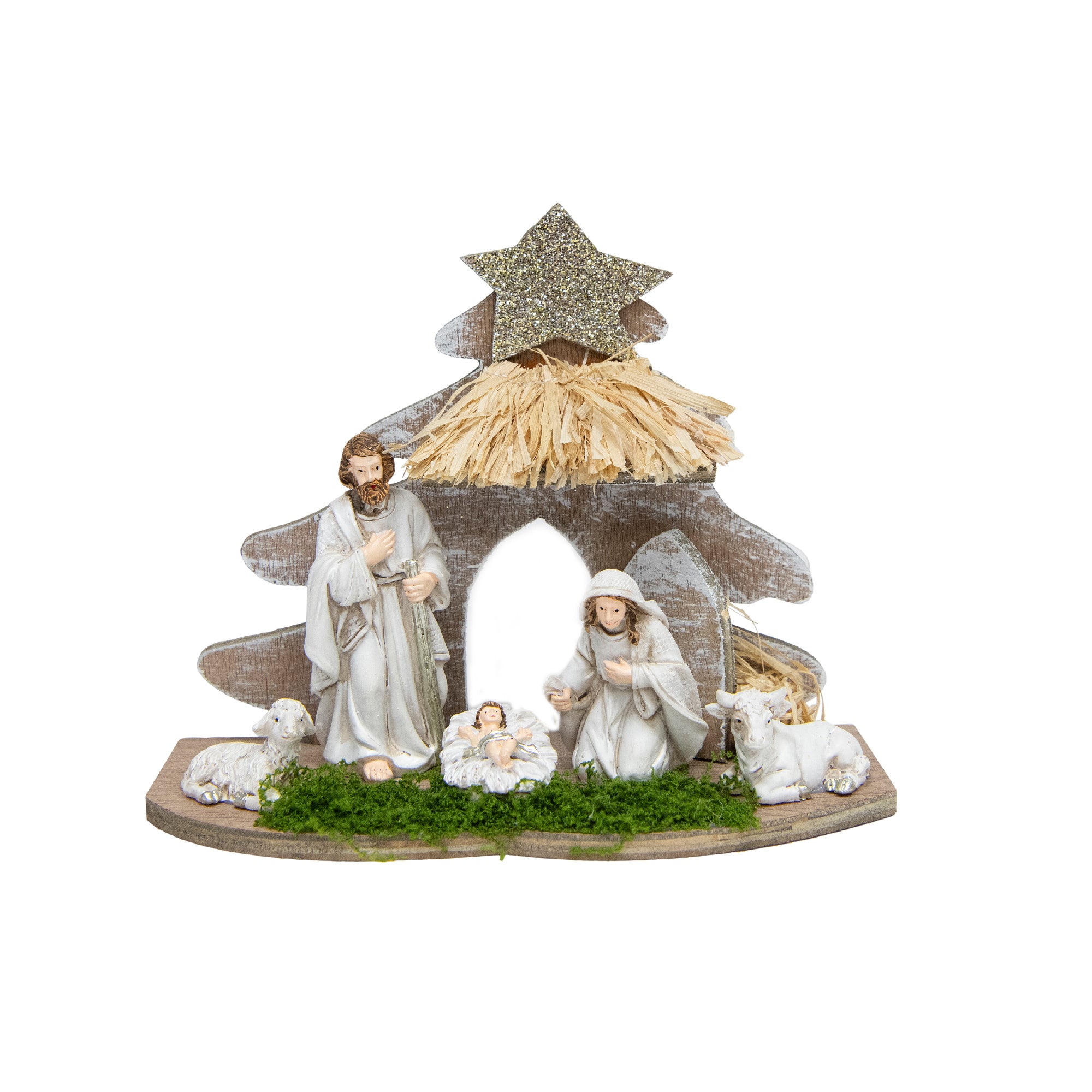 Vintage Nativity Scene, Christmas, Figurine, Holiday Decor