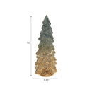 13" Led Glass Christmas Tree Stand (Ombre)