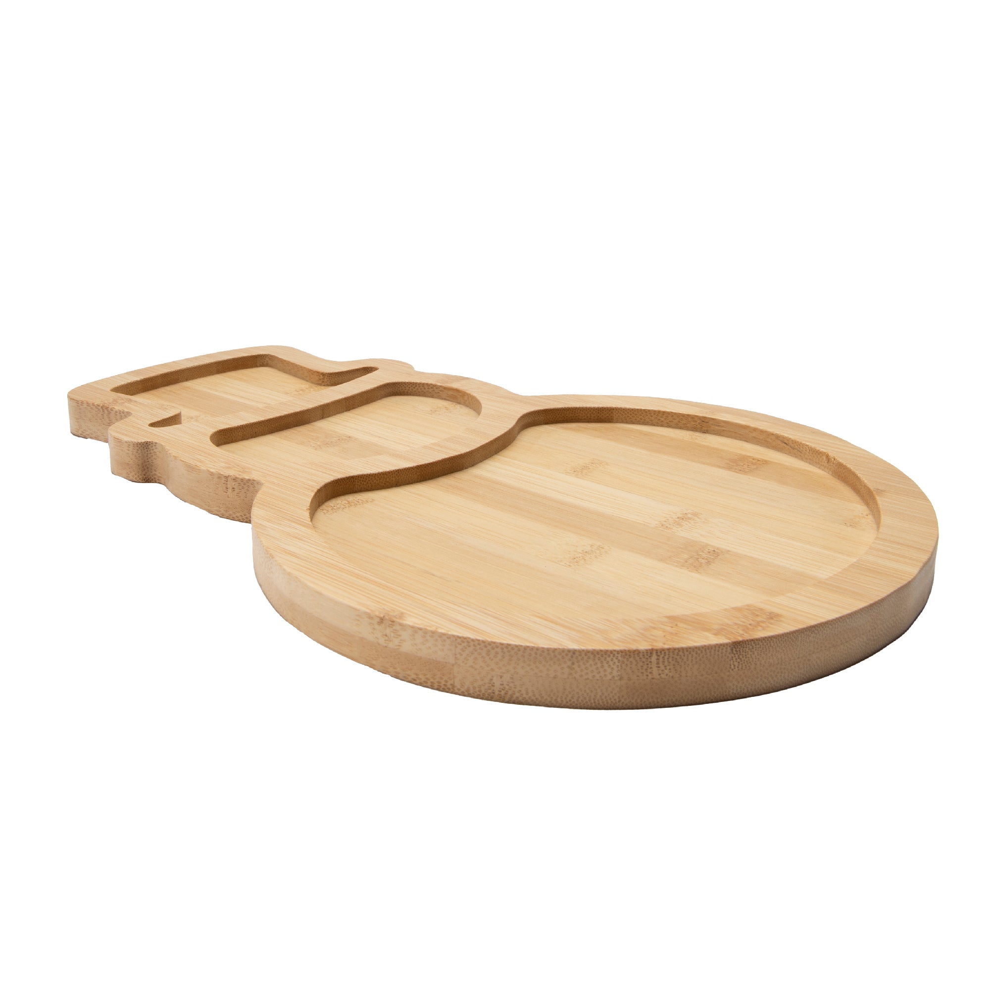 Bamboo Serving Tray Snowman, Christmas, Serving Tray, Holiday Decor