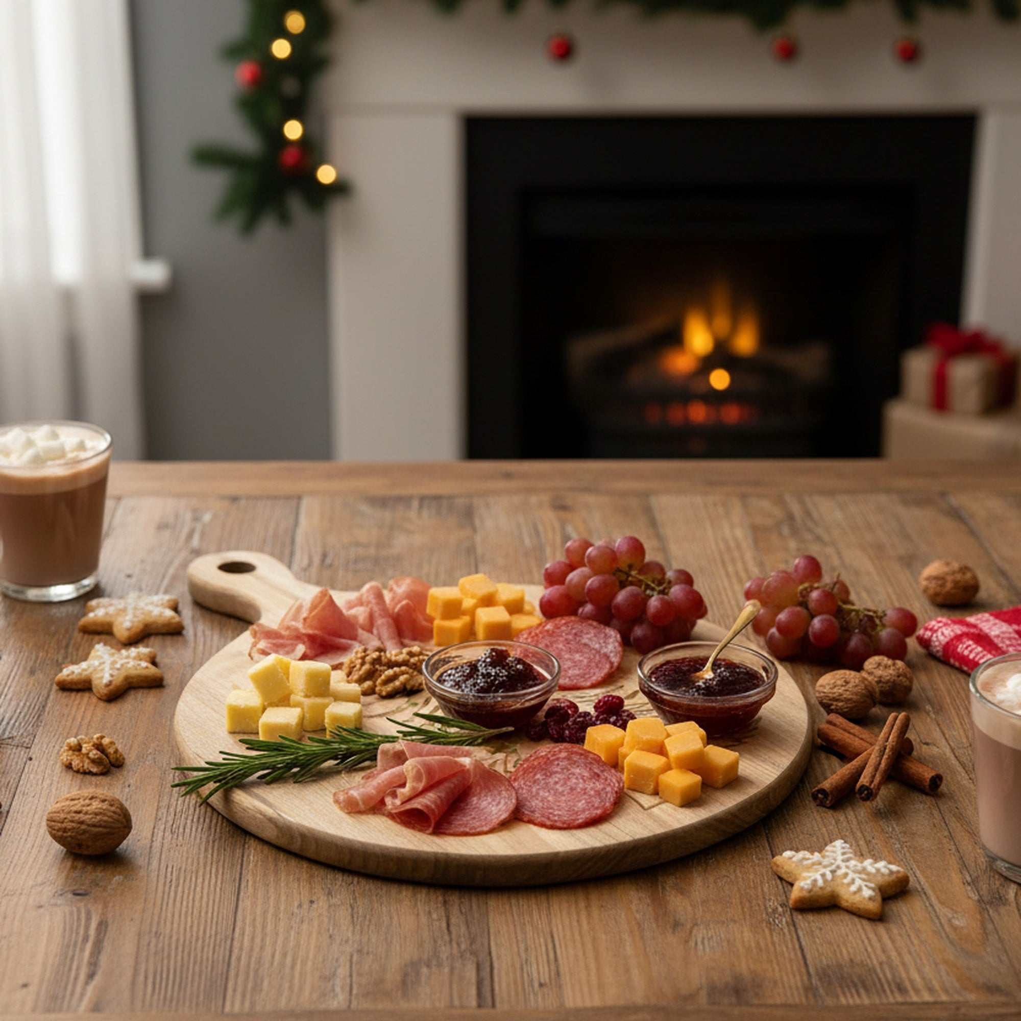Acacia Paddle Serving Tray Tree, Serving Tray, Holiday Decor