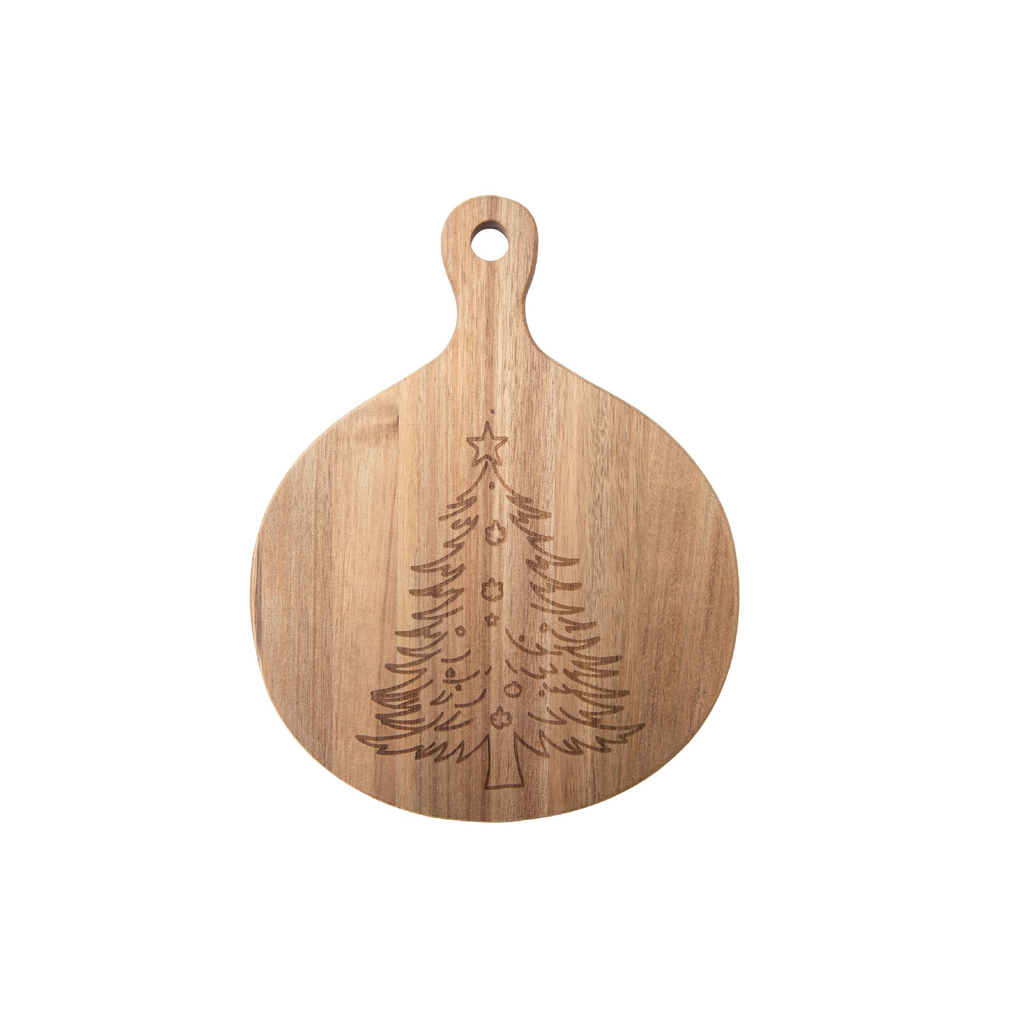 Acacia Paddle Serving Tray Tree, Serving Tray, Holiday Decor