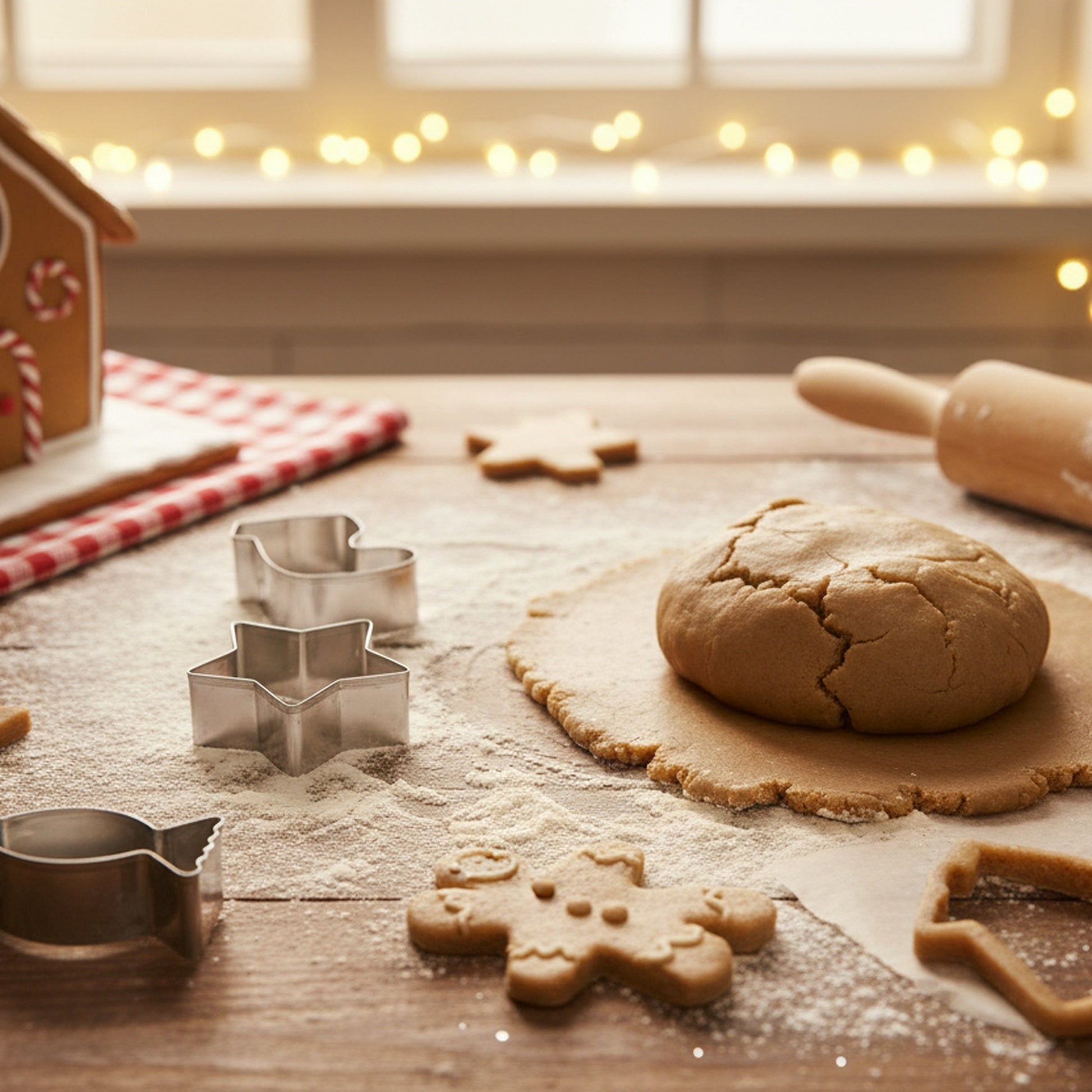 Christmas Cookie Cutter Holiday House 6 Piece, Christmas, Baking Set, Holiday Decor
