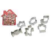 Christmas Cookie Cutter Holiday House 6 Piece, Christmas, Baking Set, Holiday Decor