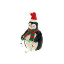Led Wool Lit Penguin