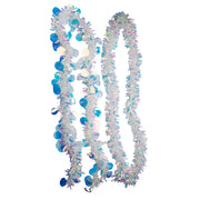 2m Iridescent Tinsel Garland Assorted, Garland, Holiday Decor- Set of 12