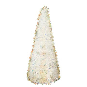 Iridescent Tinsel Christmas Tree, Christmas, Tinsel Decor, Holiday Decor- Set of 2
