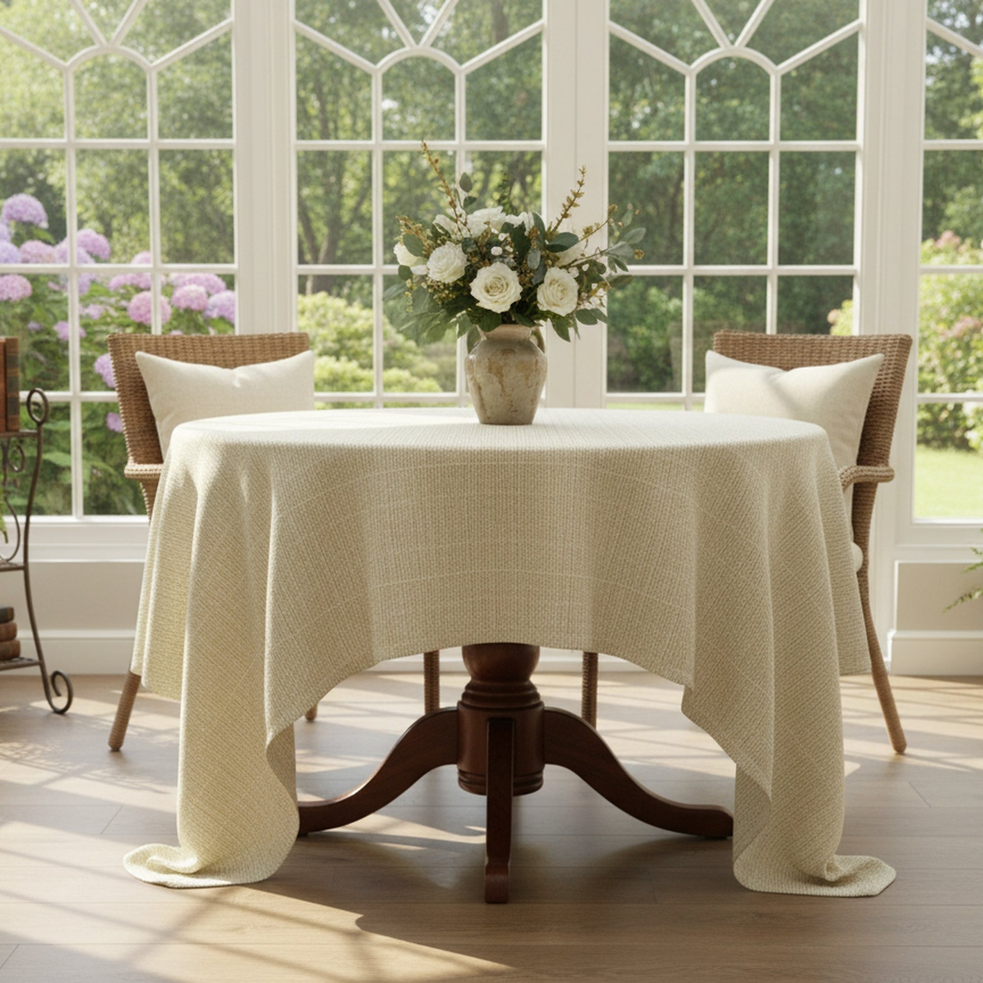 Lurex Tablecloth 60 X 104 Gold, Tablecloth, Holiday Decor