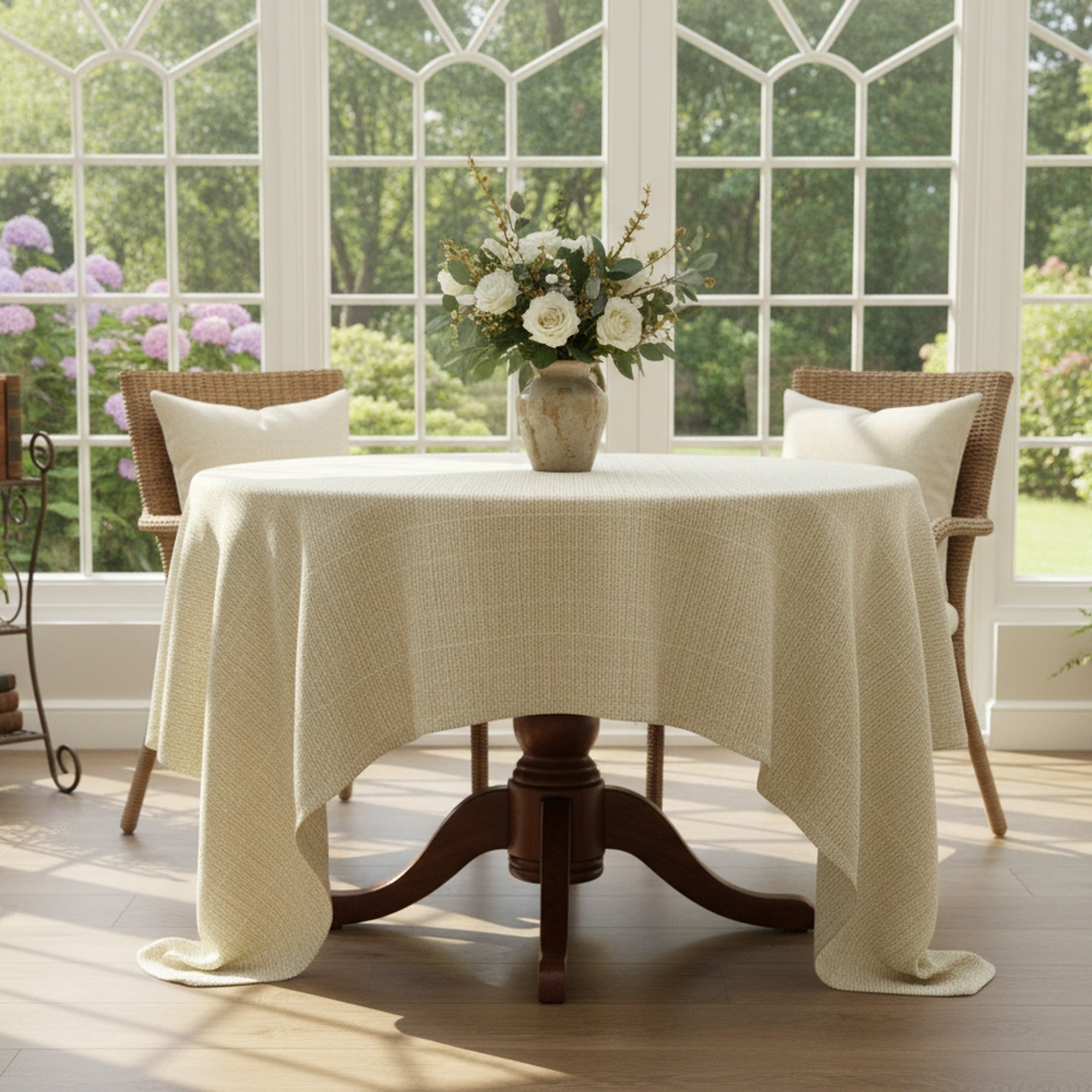 Lurex Tablecloth 60 X 104 Gold, Tablecloth, Holiday Decor
