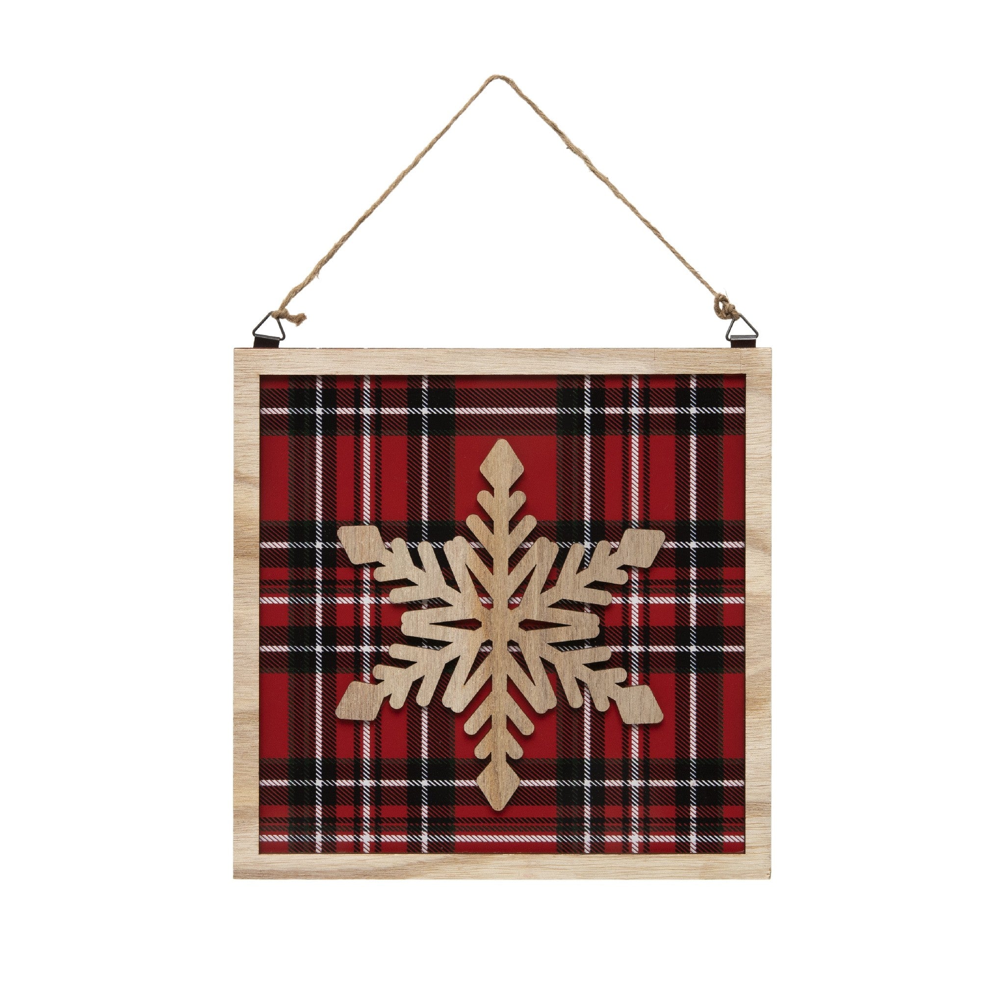 Snowflake Square Ornament/Sign, Christmas, Ornament, Holiday Decor