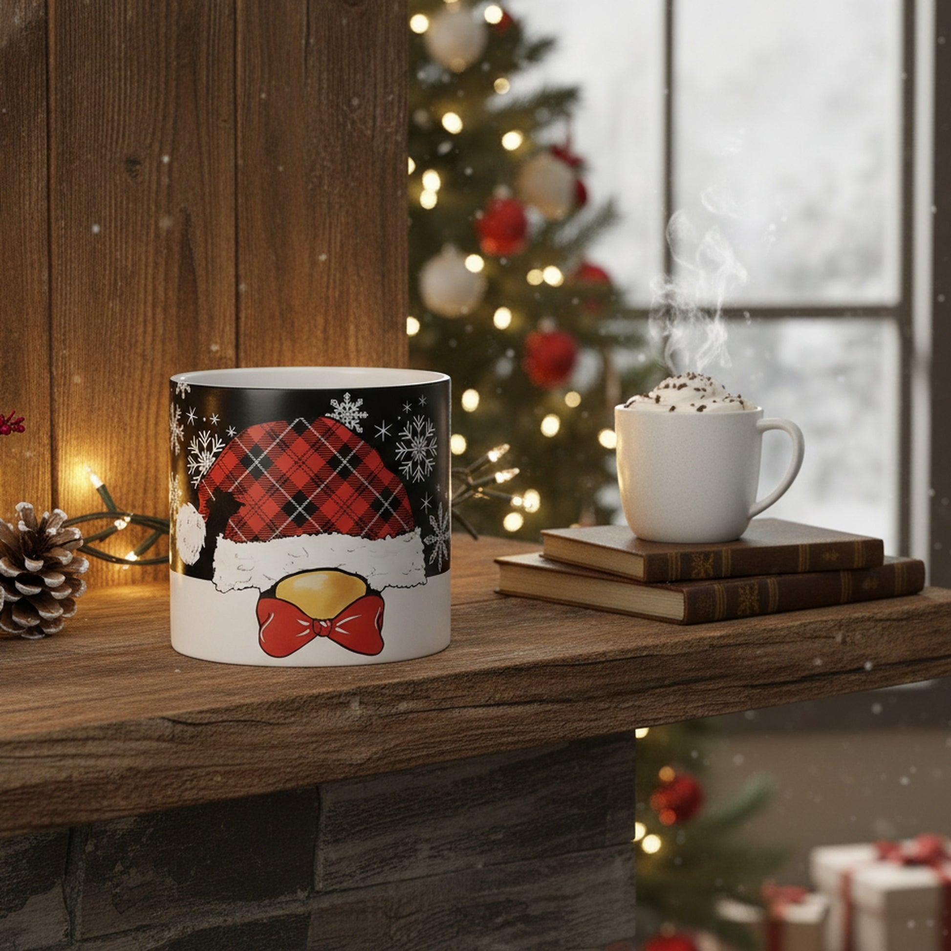 Penguin/Snowflake Pot Large, Christmas, Planter, Holiday Decor- Set of 3