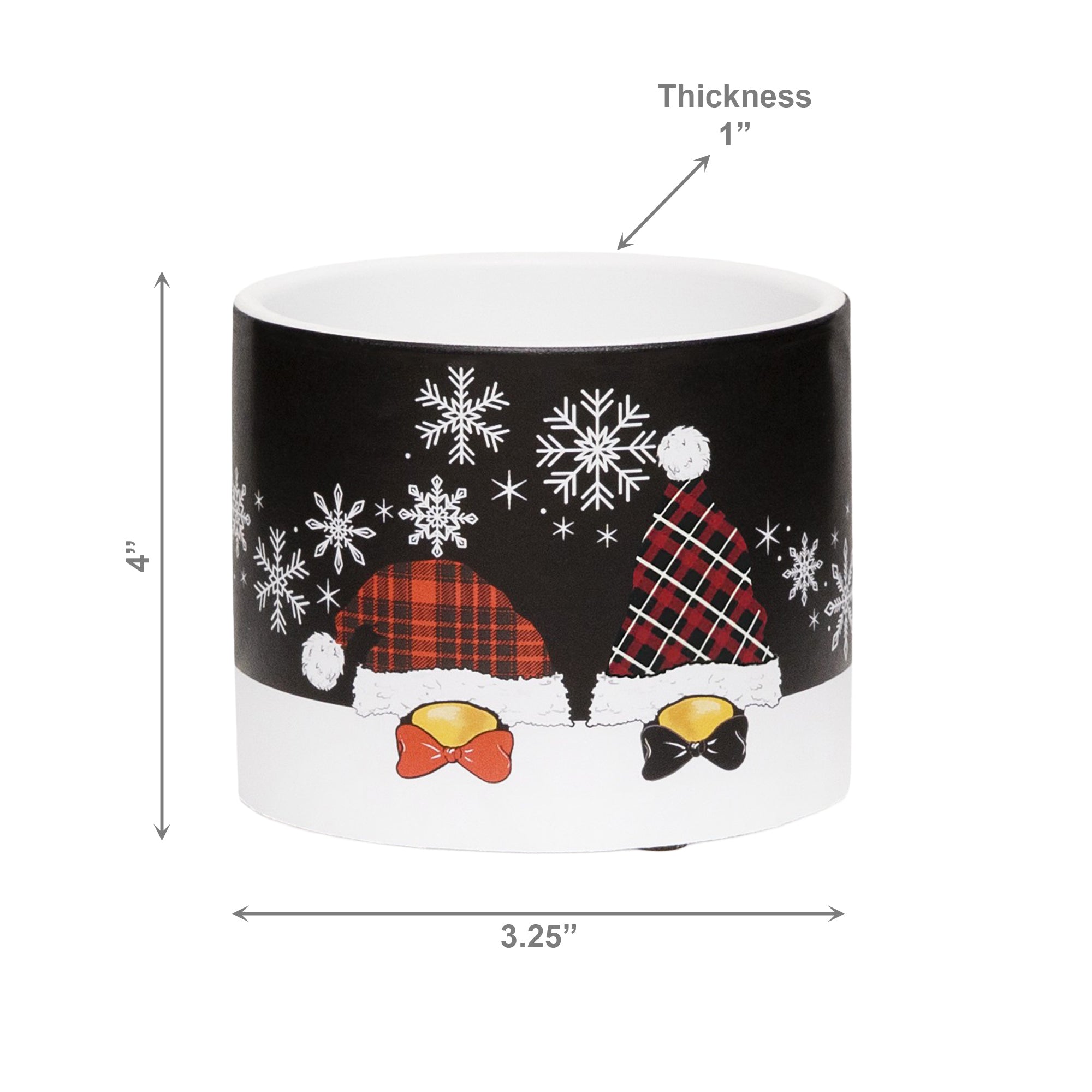 Penguin Duo Pot Medium, Planter, Holiday Decor- Set of 3