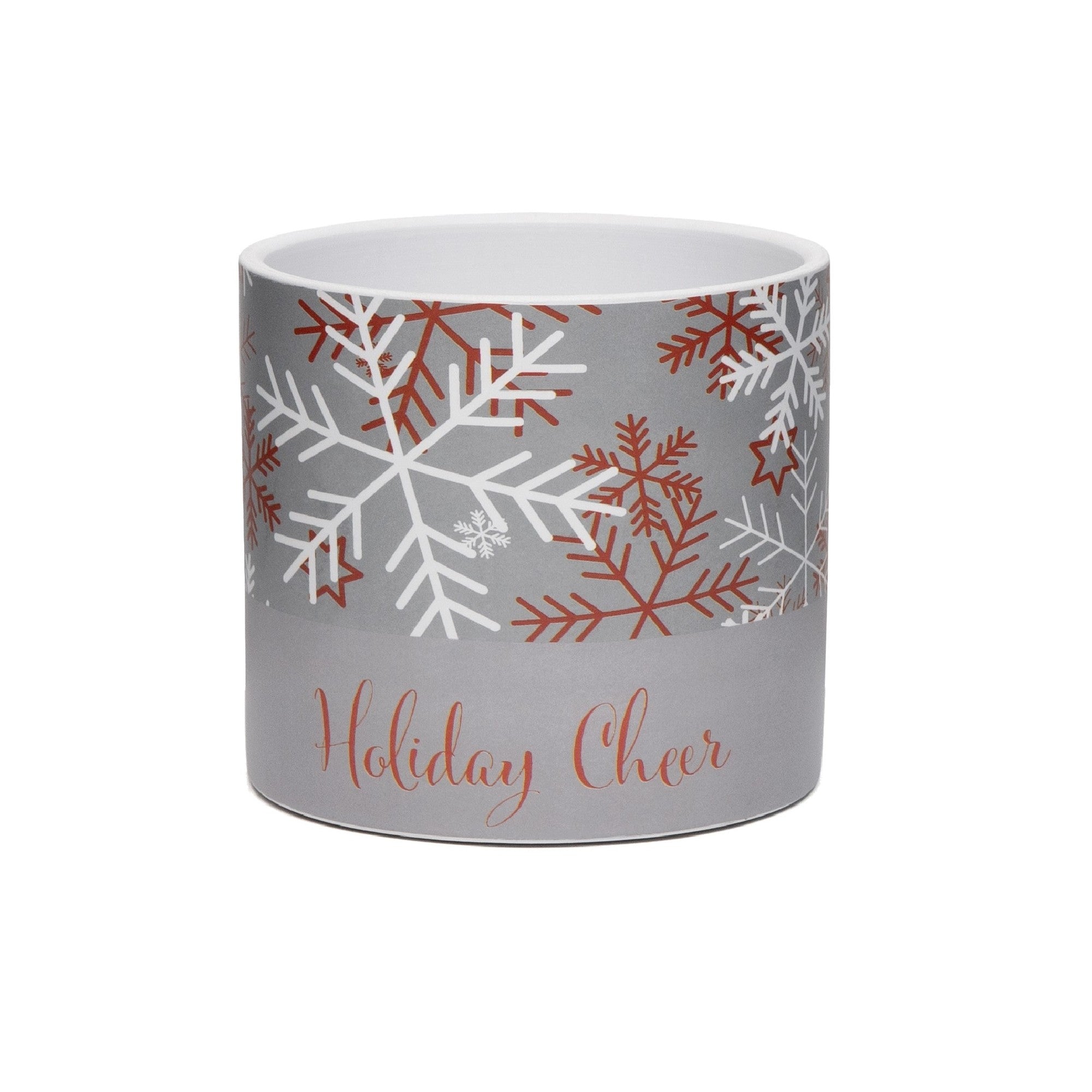 Holiday Cheer Pot Large, Planter, Holiday Decor- Set of 3
