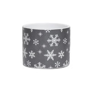 Scattered Snowflake Pot Medium, Christmas, Planter, Holiday Decor- Set of 3
