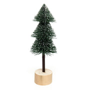 Bristle Tree Dark Green Tall, Holiday Decor- Set of 3
