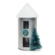 Silo Grey Large, Holiday Decor- Set of 2