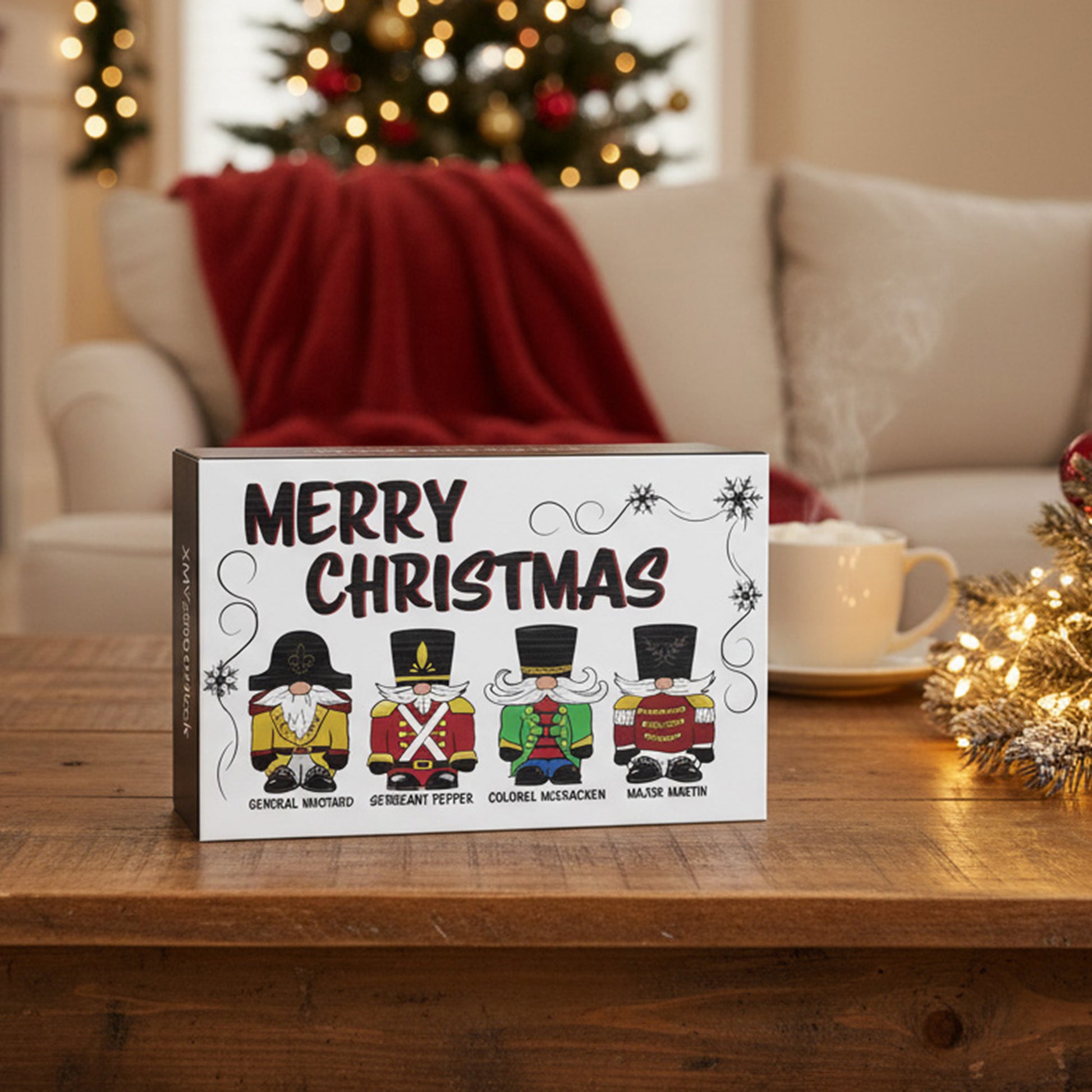 Block Merry Christmas Nutcracker, Christmas, Holiday Decor