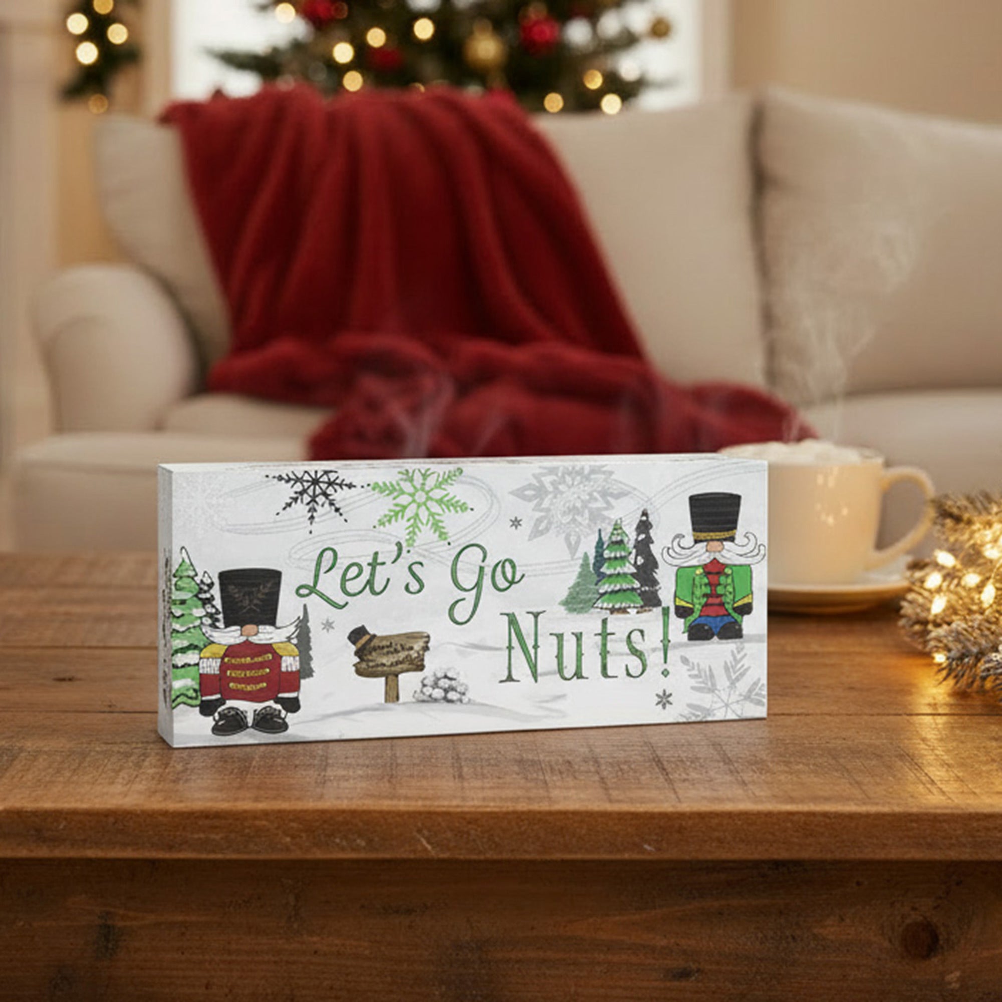 Block Let’s Go Nuts Nutcracker, Christmas, Holiday Decor