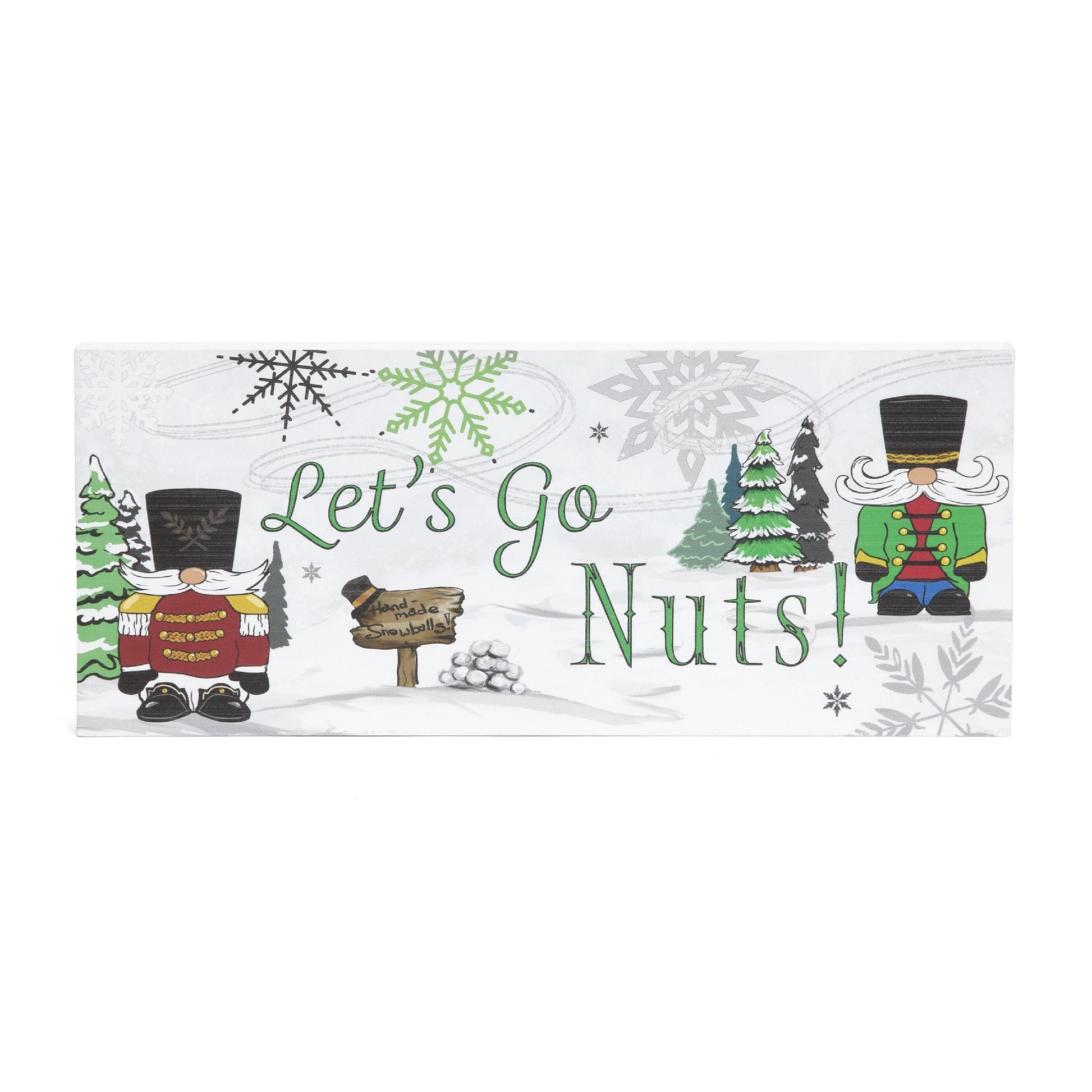 Block Let’s Go Nuts Nutcracker, Christmas, Holiday Decor