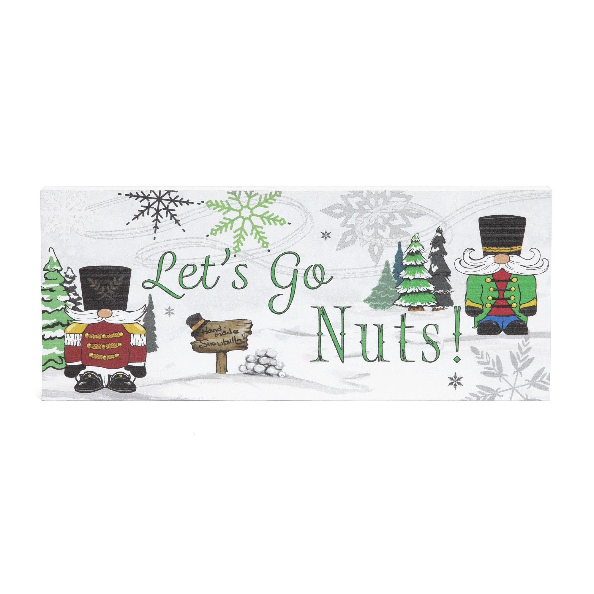 Block Let’s Go Nuts Nutcracker, Christmas, Holiday Decor
