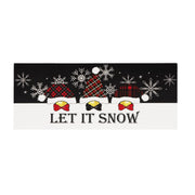 Let It Snow Penguin Block, Holiday Decor